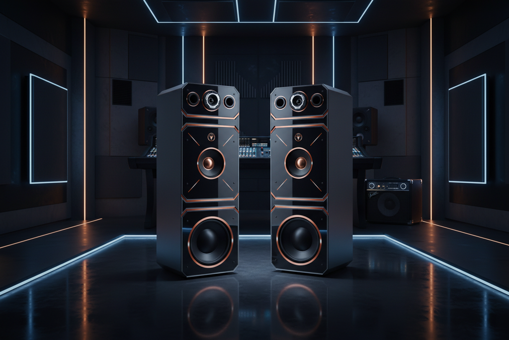 Immediately available! High-End Hi-Fi Floor-standing Loudspeakers 300 Watts RMS 8 Ohms