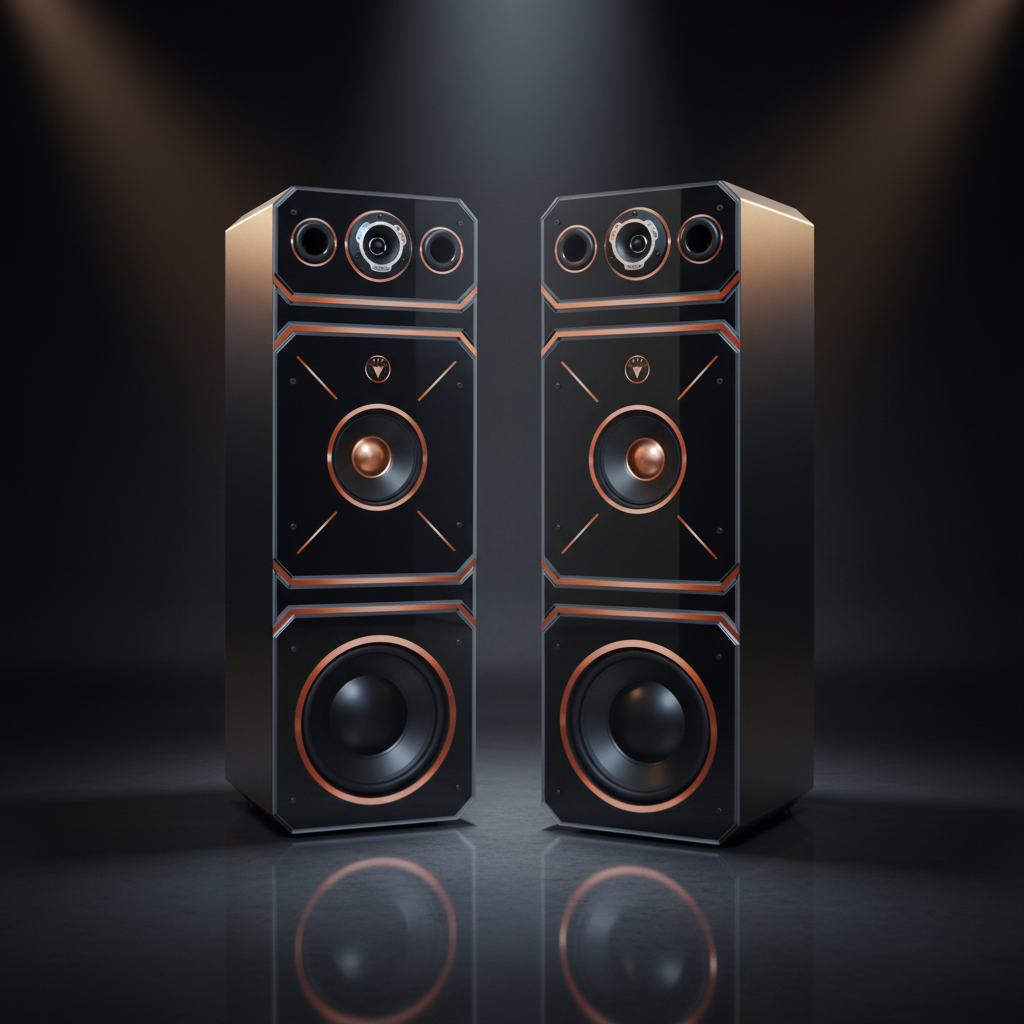 Immediately available! High-End Hi-Fi Floor-standing Loudspeakers 300 Watts RMS 8 Ohms
