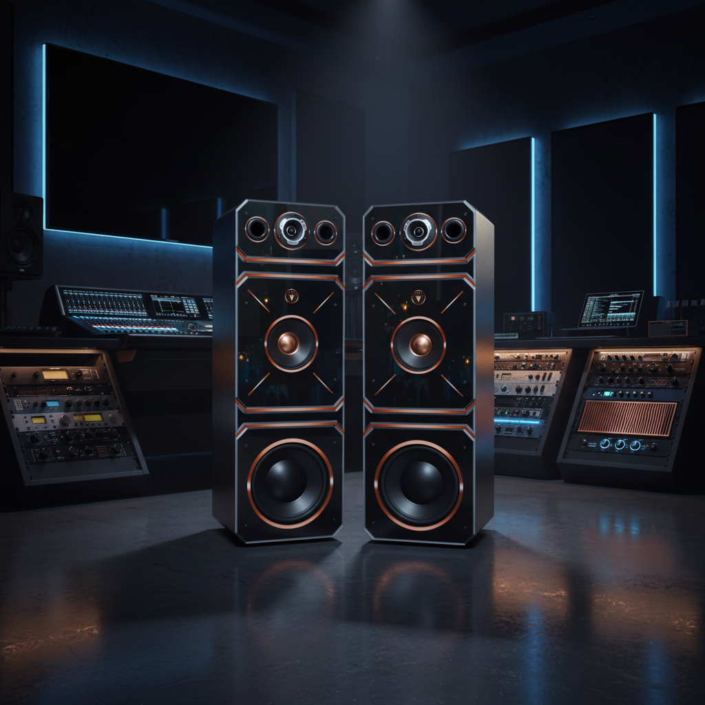 Sofort lieferbar! High End Hi-Fi Standlautsprecher 300 Watt RMS 8 Ohm