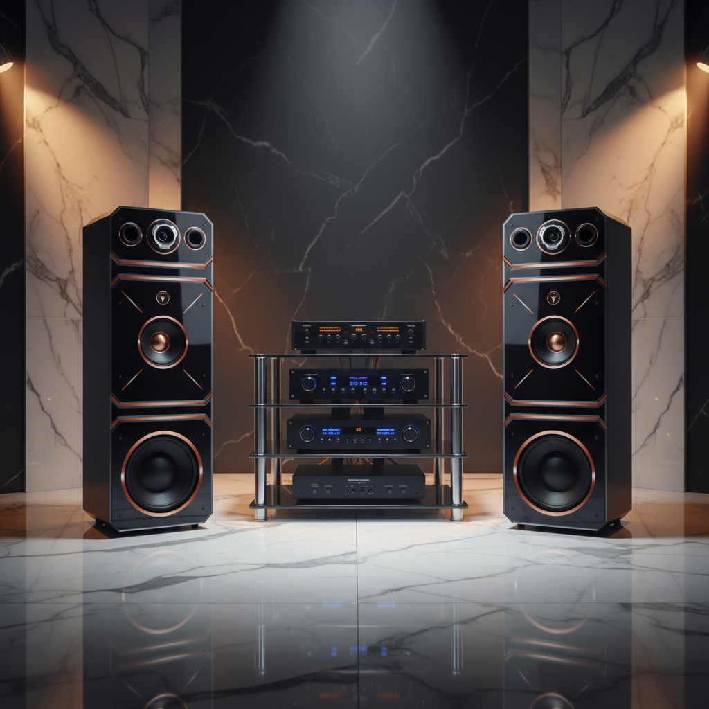 Sofort lieferbar! High End Hi-Fi Standlautsprecher 300 Watt RMS 8 Ohm