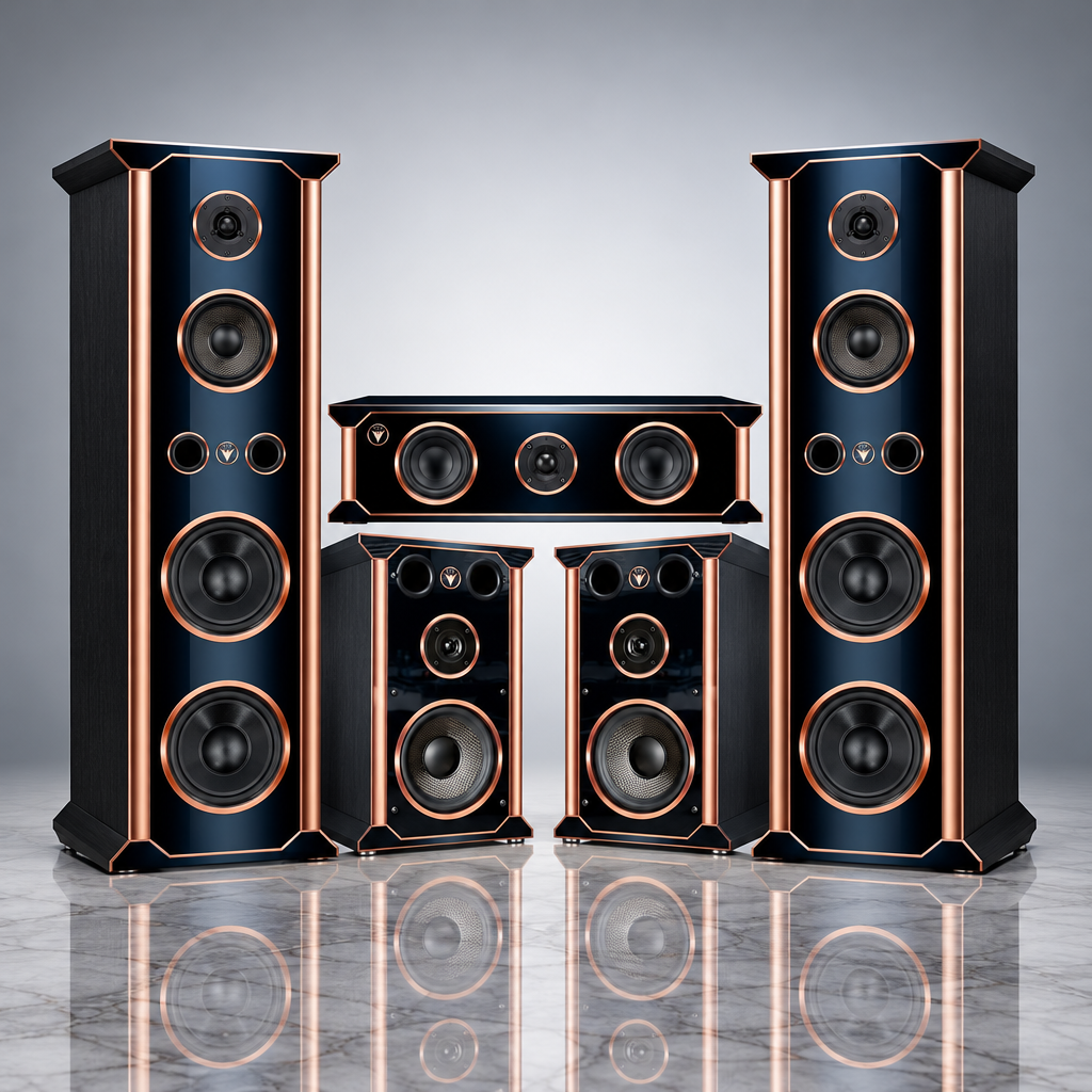 DJP Tempel Surround Edition HiFi Surroundanlge für Heimkino