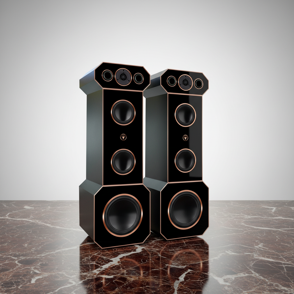 High Power Design Hi-Fi Standlautsprecher 210 Watt RMS 8 Ohm