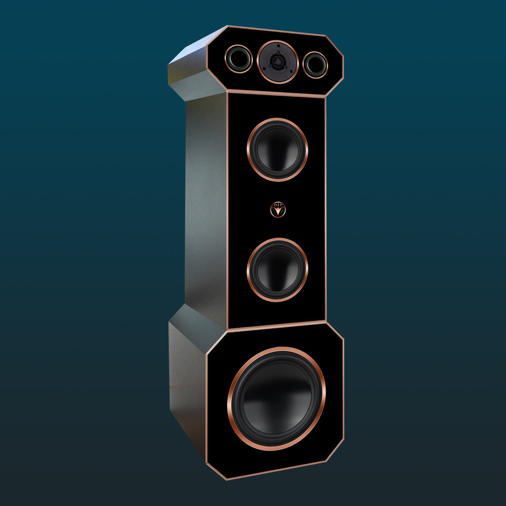 High Power Design Hi-Fi Standlautsprecher 210 Watt RMS 8 Ohm