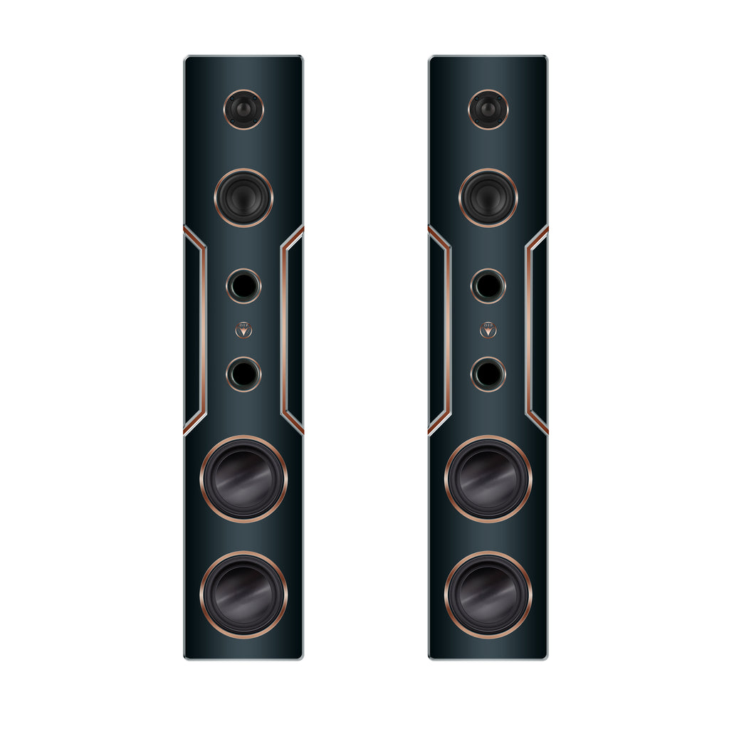 High-Quality Hi-Fi Design Floorstanding Loudspeakers 120 Watts RMS 8 Ohm/Speaker