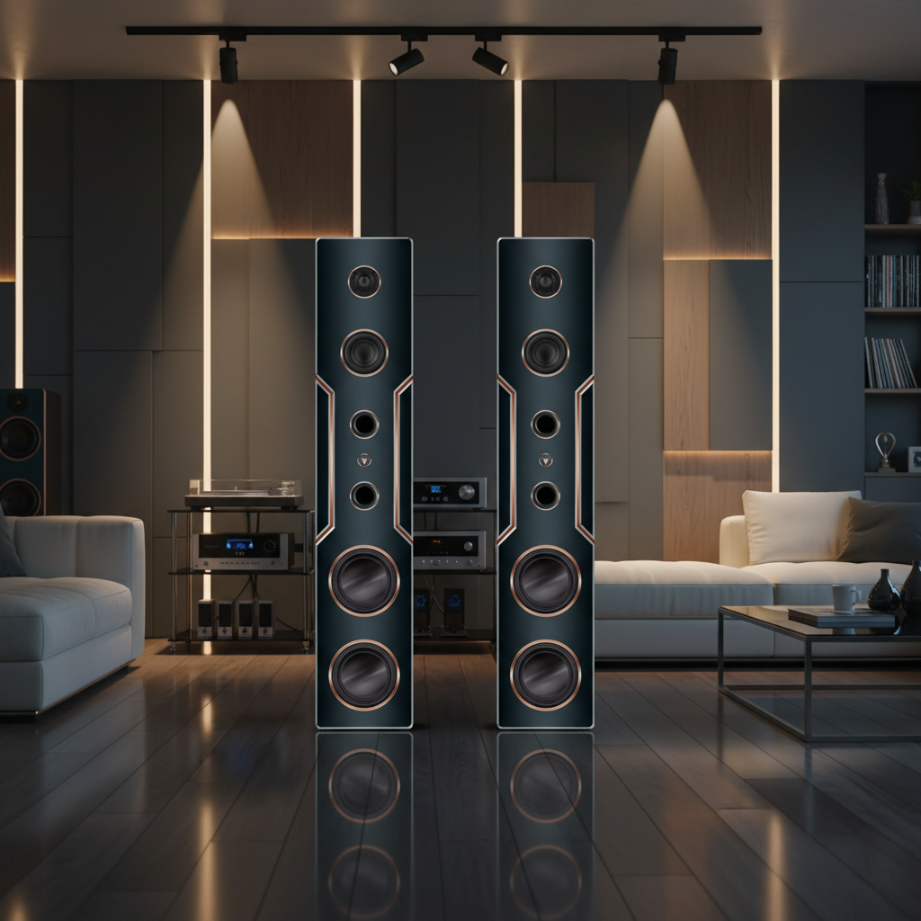 1 Paar hochwertige Hi-Fi Lausprecher Standboxen mit Dayton Audio Chassis