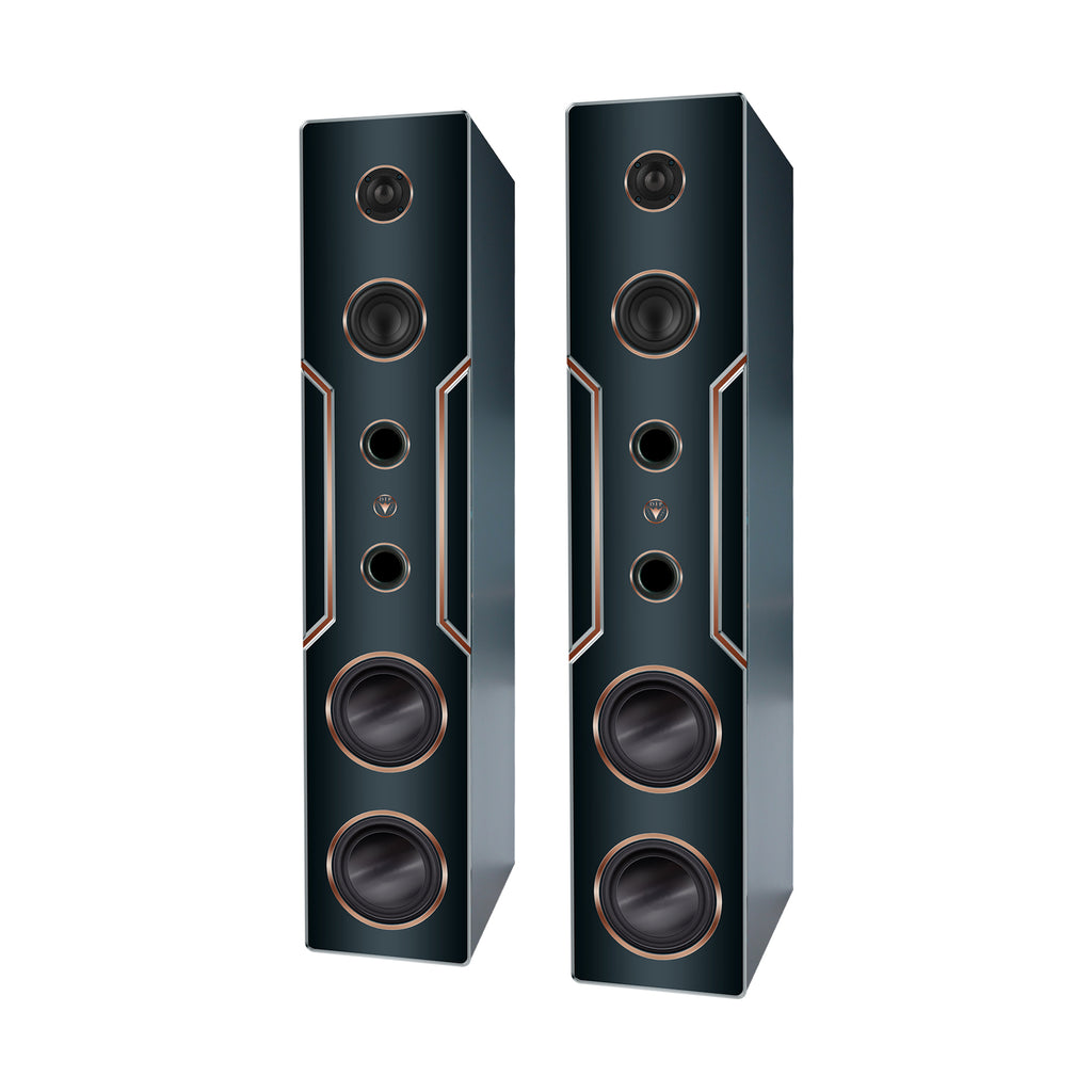 High-Quality Hi-Fi Design Floorstanding Loudspeakers 120 Watts RMS 8 Ohm/Speaker
