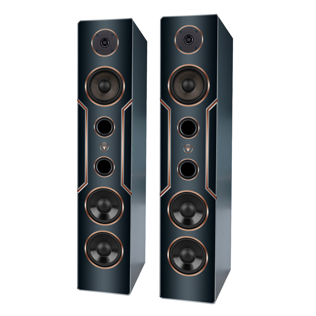 Altavoces de columna de diseño de alta fidelidad, 120 W RMS, 8 ohmios/caja