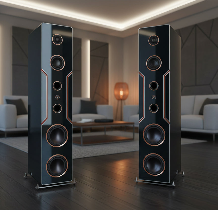 1 Paar hochwertige Hi-Fi Lausprecher Standboxen mit Dayton Audio Chassis