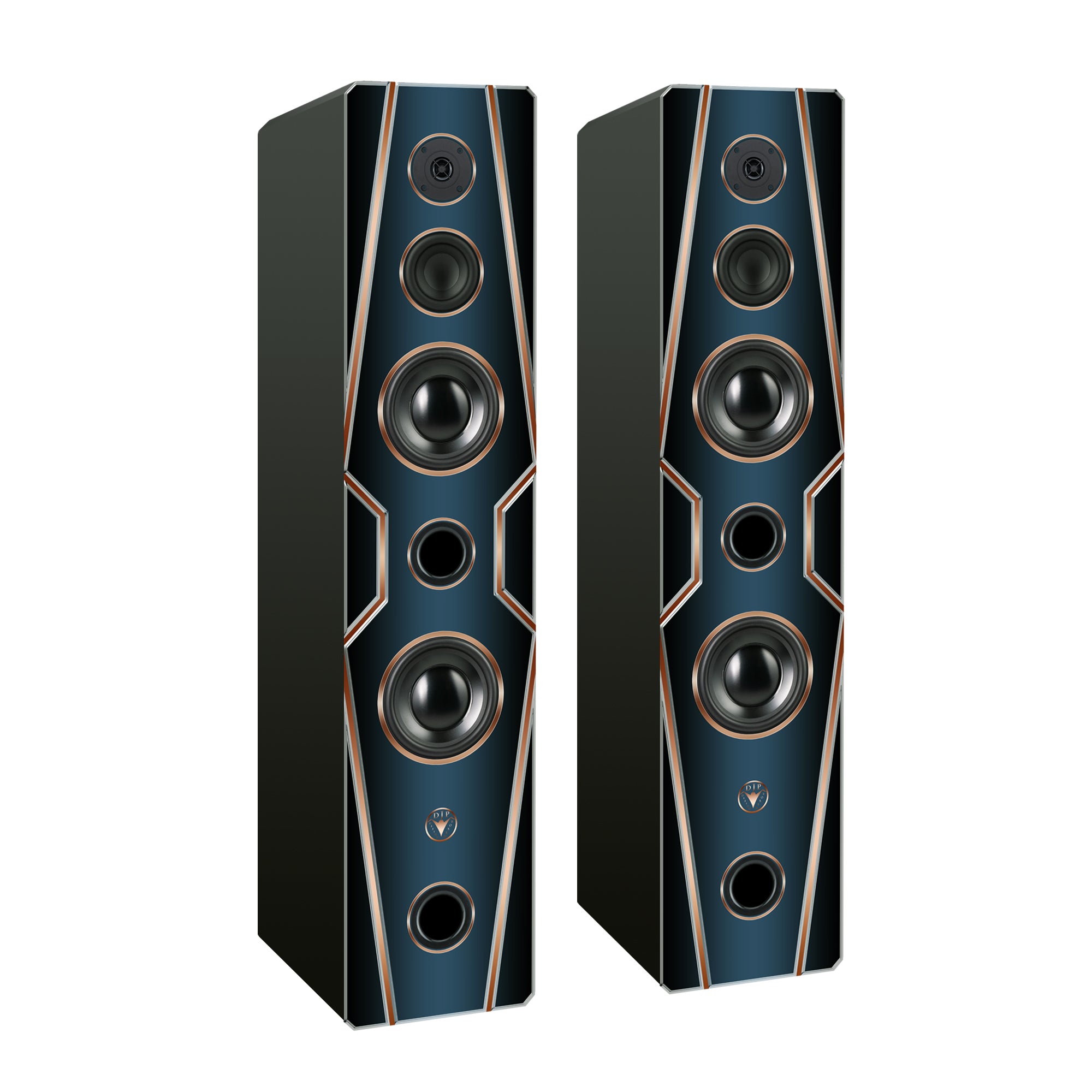 Hochwertige High End Hi-Fi Standlautsprecher 150 Watt RMS 8 Ohm/Box DJP Design Boxen Diamant Classic Edition