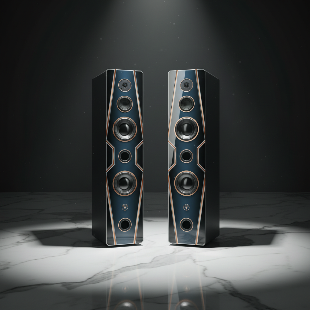 Hochwertige High End Hi-Fi Standlautsprecher 150 Watt RMS 8 Ohm/Box DJP Design Boxen Diamant Classic Edition