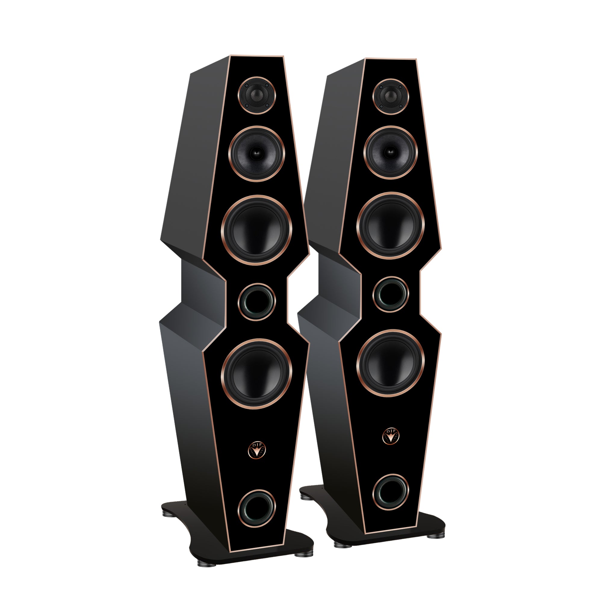 Hochwertige Hi-Fi Design Standlautsprecher 150 Watt RMS 8 Ohm/Box