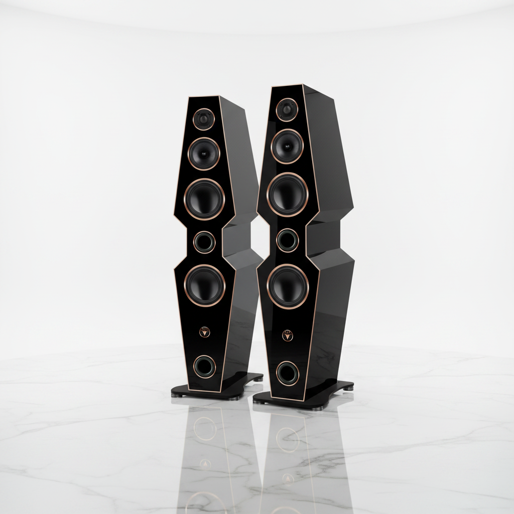 Hochwertige Hi-Fi Design Standlautsprecher 150 Watt RMS 8 Ohm/Box