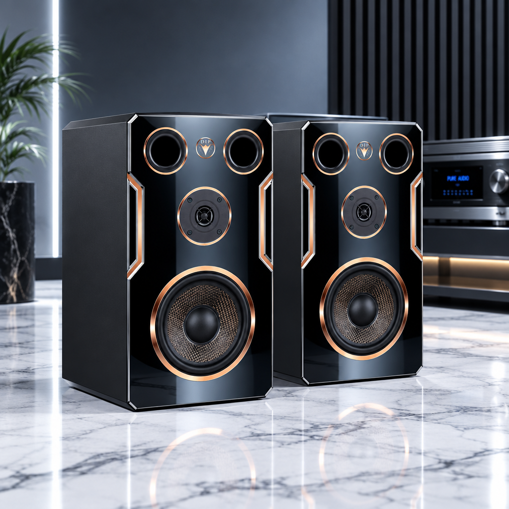 Hi-Fi Regallausprecher Surroundboxen Deluxe Surround Edition DJP Design Boxen