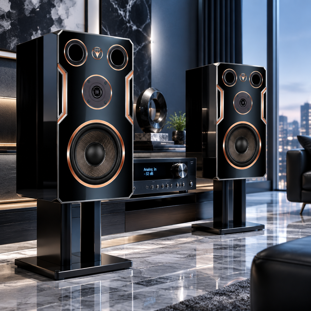 Hi-Fi Regallausprecher Surroundboxen Deluxe Surround Edition DJP Design Boxen