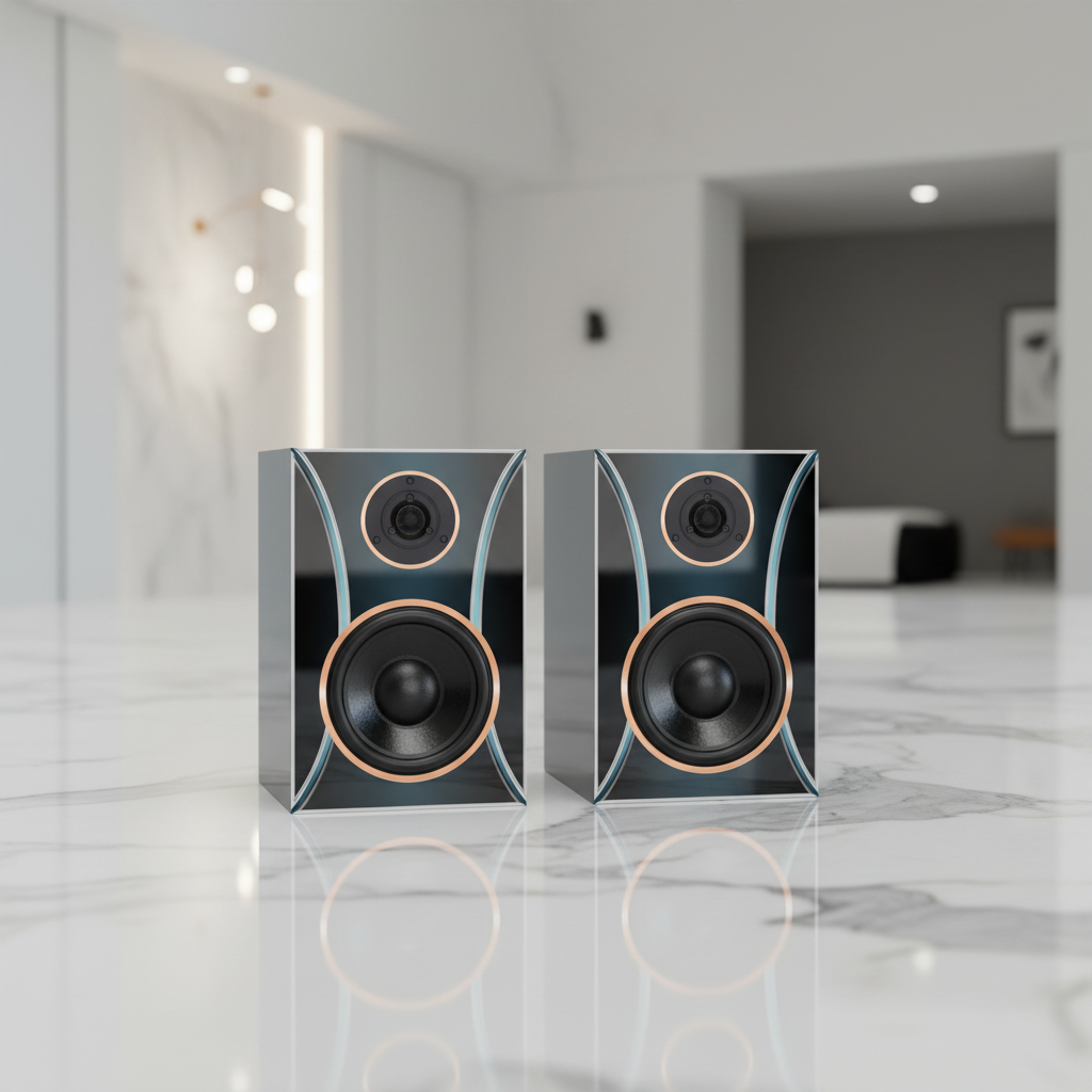 Hi-Fi Regallautsprecher Power Kube Edition DJP Design Boxen