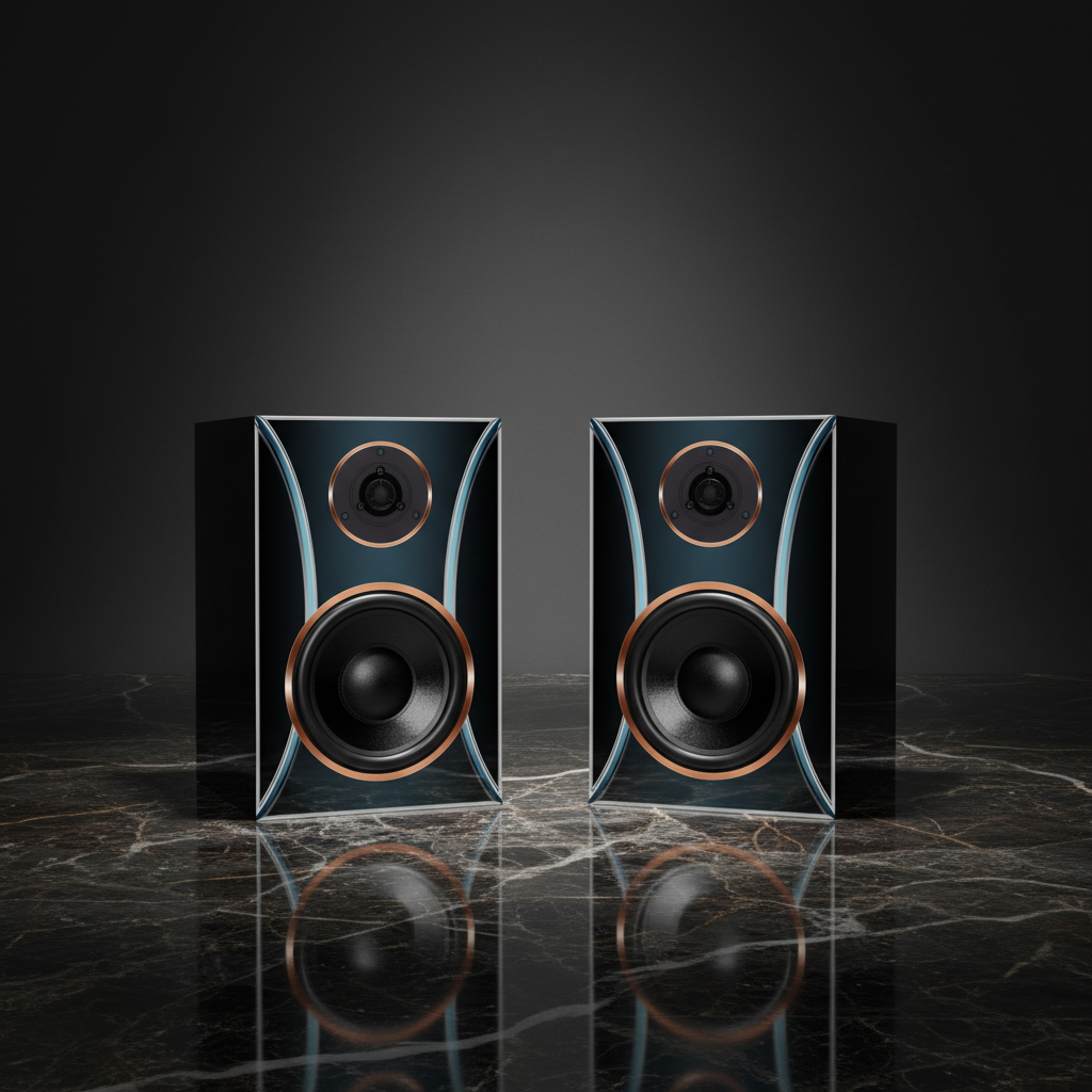 Hi-Fi Regallautsprecher Power Kube Edition DJP Design Boxen