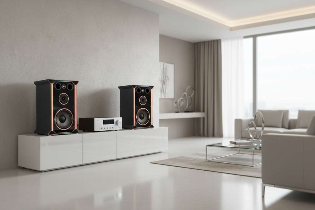 Hi-Fi Regallautsprecher Small Tempel Edition DJP Design Boxen