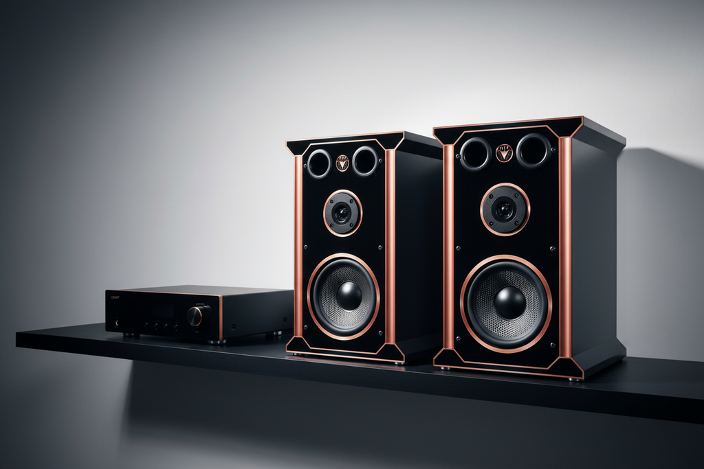Hi-Fi Regallautsprecher Small Tempel Edition DJP Design Boxen