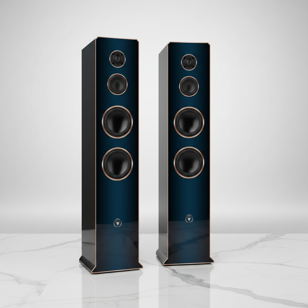 Hi-Fi Standboxen Sky-Tower Edition DJP Design Boxen