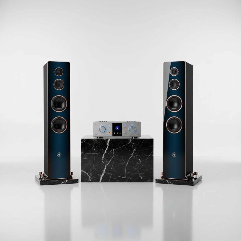 Hi-Fi Standboxen Sky-Tower Edition DJP Design Boxen