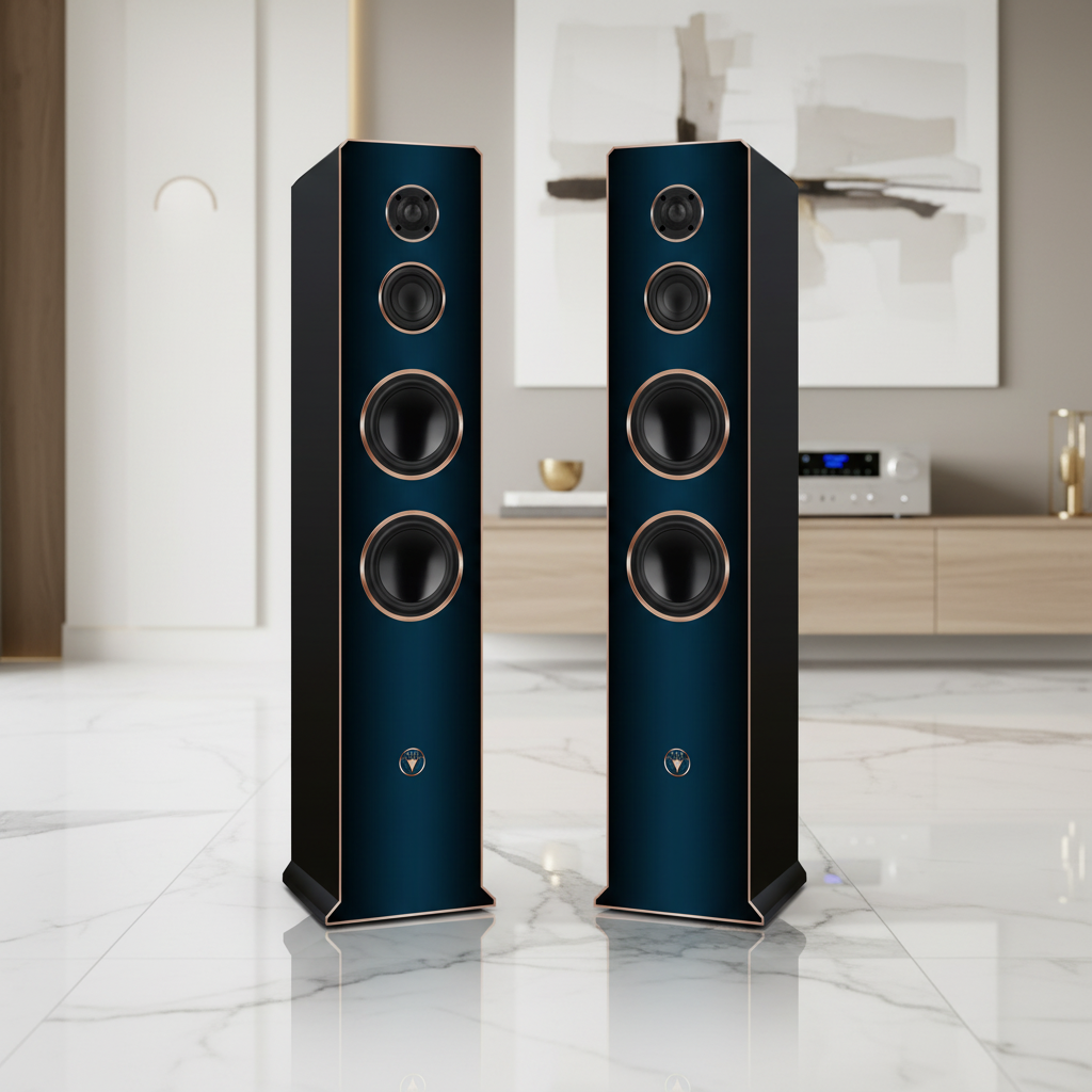 Hi-Fi Standboxen Sky-Tower Edition DJP Design Boxen