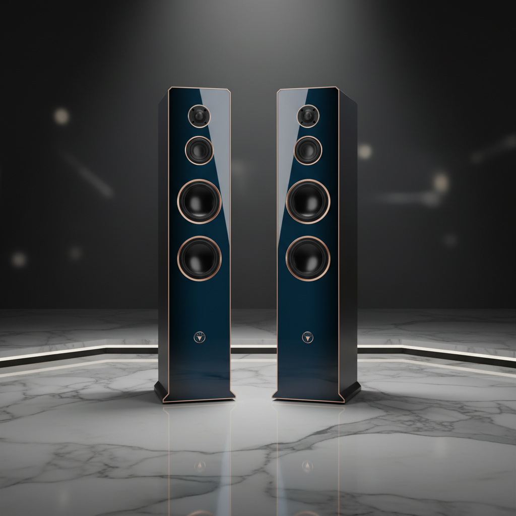 Hi-Fi Standboxen Sky-Tower Edition DJP Design Boxen