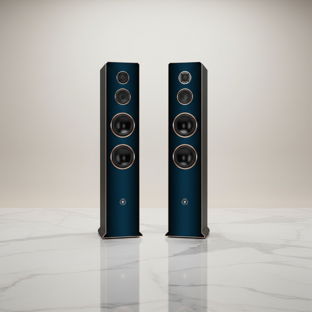 Hi-Fi Standboxen Sky-Tower Edition DJP Design Boxen