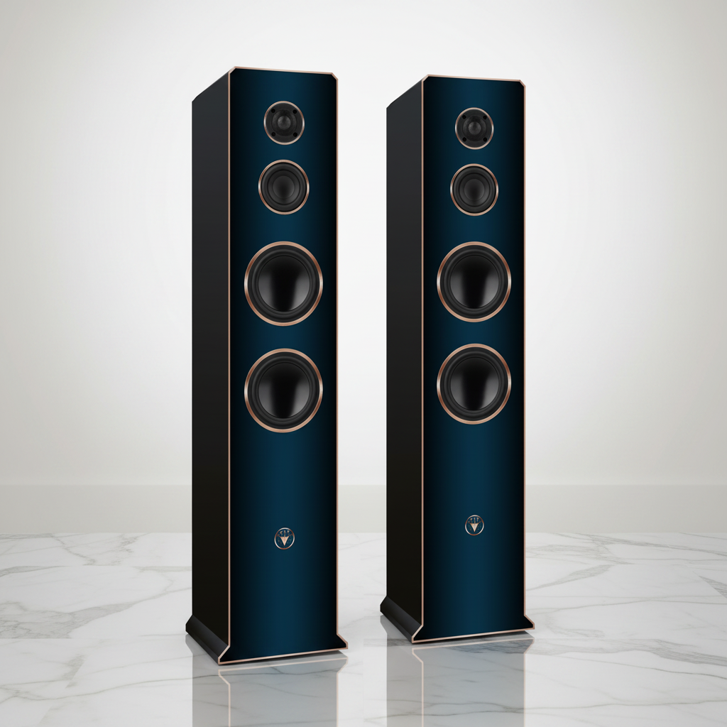 Hi-Fi Standboxen Sky-Tower Edition DJP Design Boxen