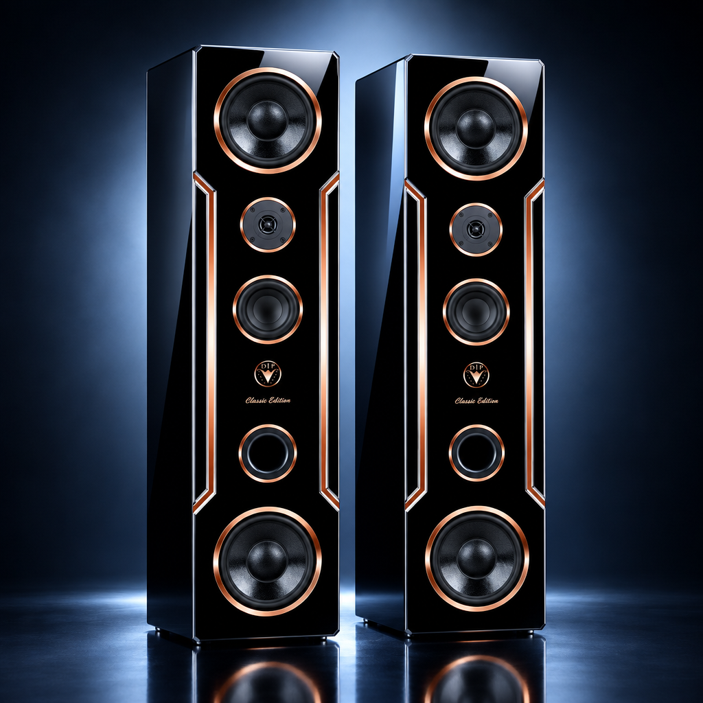 HiFi Standlautsprecher DJP Design Boxen Classic Edition 120 Watt