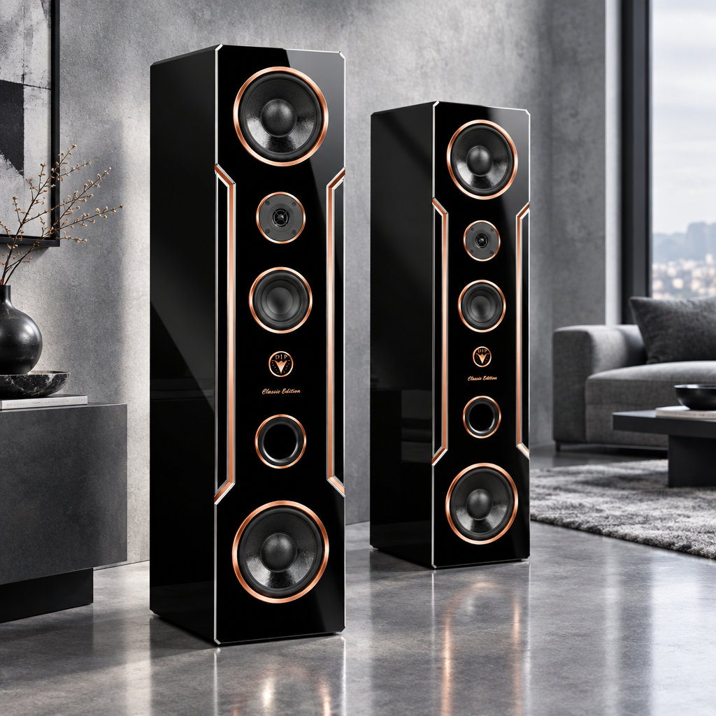 HiFi Standlautsprecher DJP Design Boxen Classic Edition Design Lautsprecher