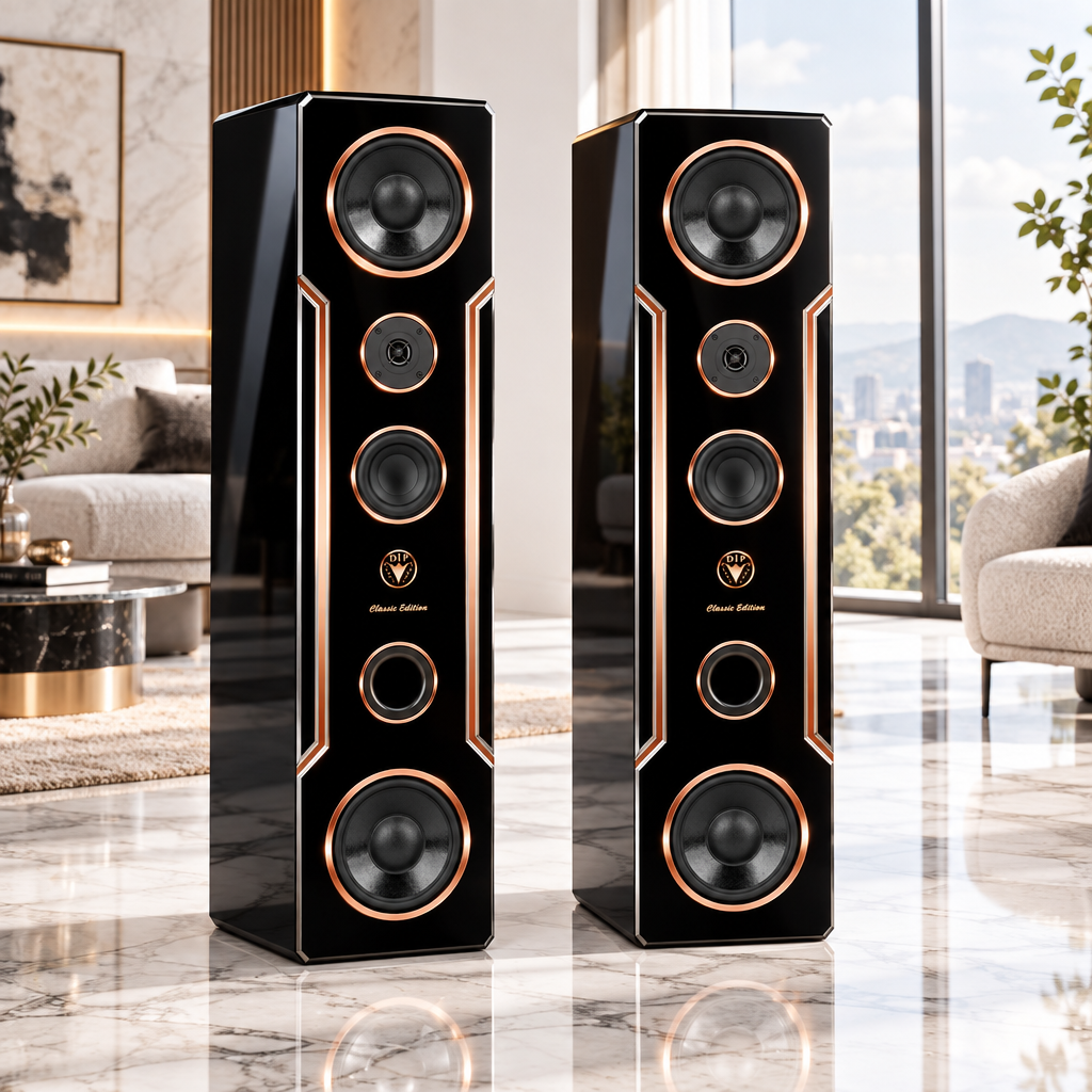 HiFi Standlautsprecher DJP Design Boxen Classic Edition Wohnzimmer