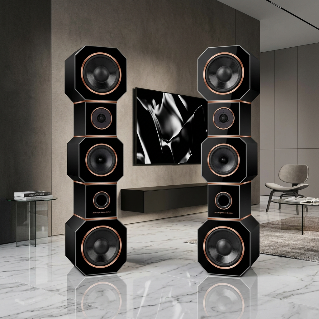 Design Standlautsprecher High Power Edition DJP Design Boxen