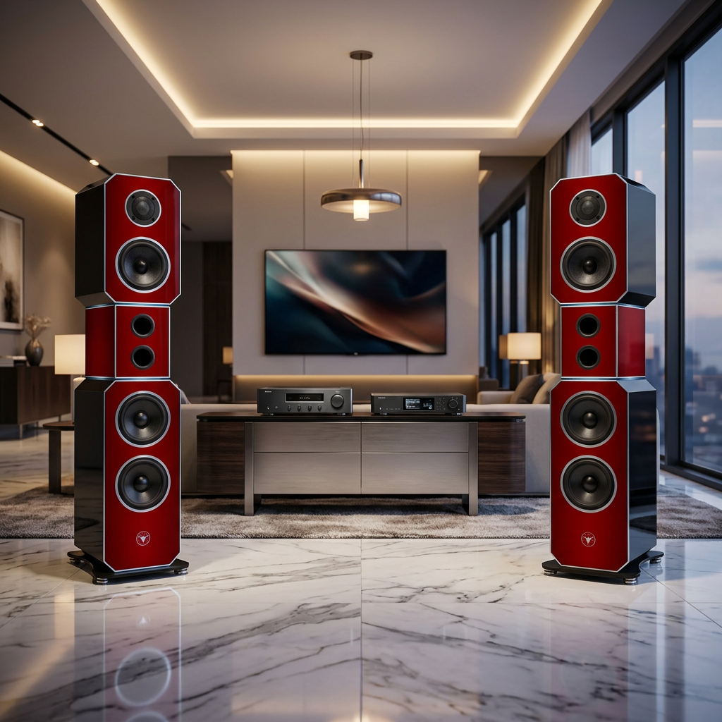 High End Standlautsprecher Rubin Edition DJP Design Boxen Referenz Serie