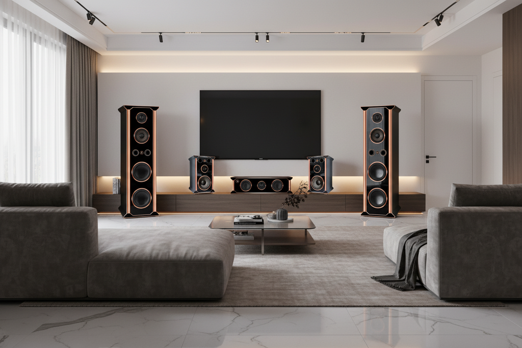 HiFi Surroundanlage Tempel Edition DJP Design Boxen