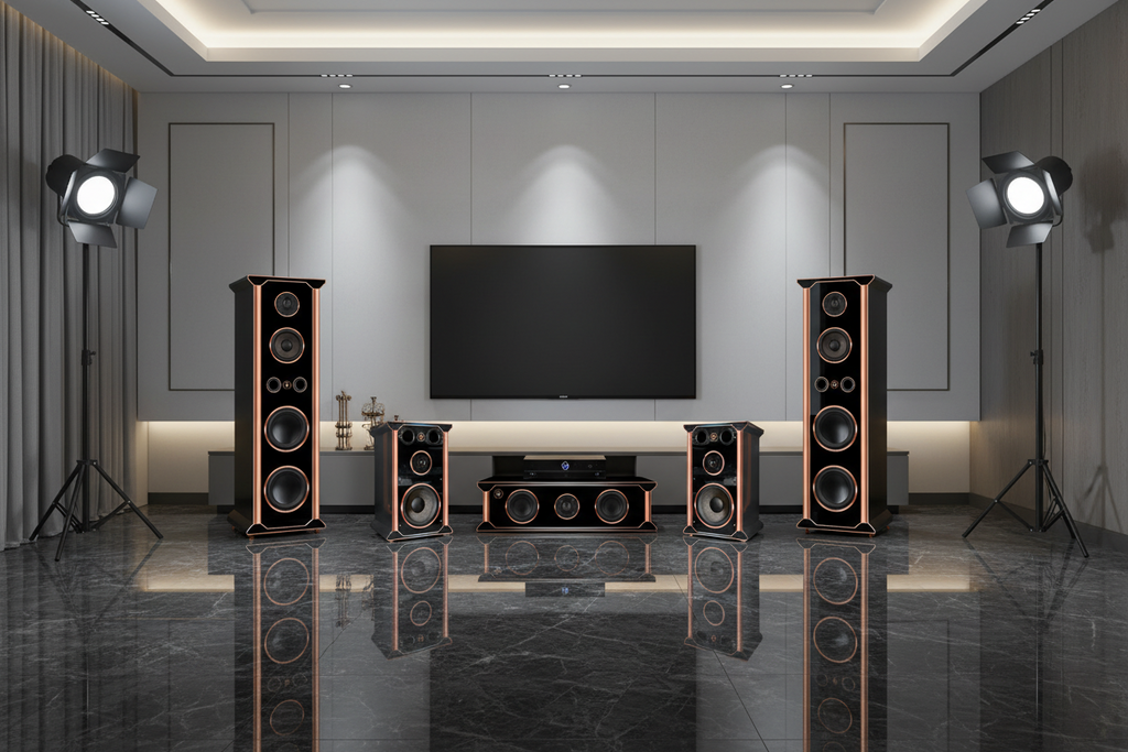 HiFi Surroundanlage Tempel Edition DJP Design Boxen