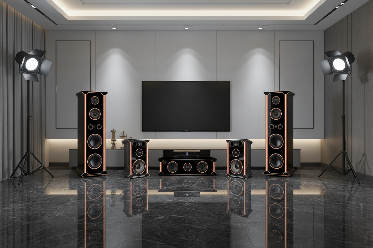 HiFi Surroundanlage Tempel Edition DJP Design Boxen