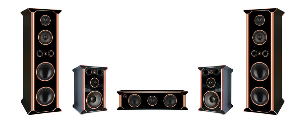 HiFi Surroundanlage Tempel Edition DJP Design Boxen