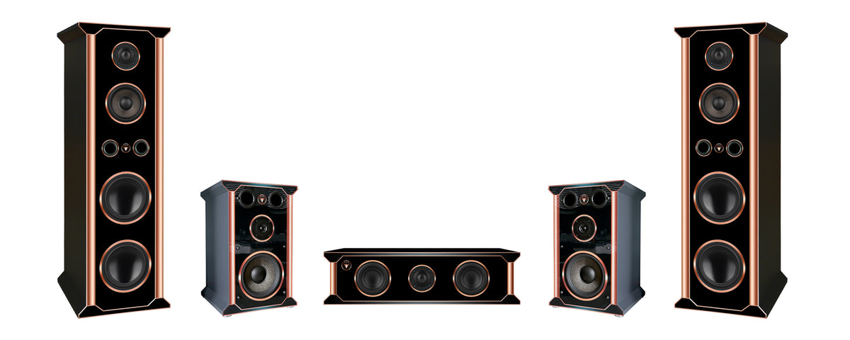 HiFi Surroundanlage Tempel Edition DJP Design Boxen