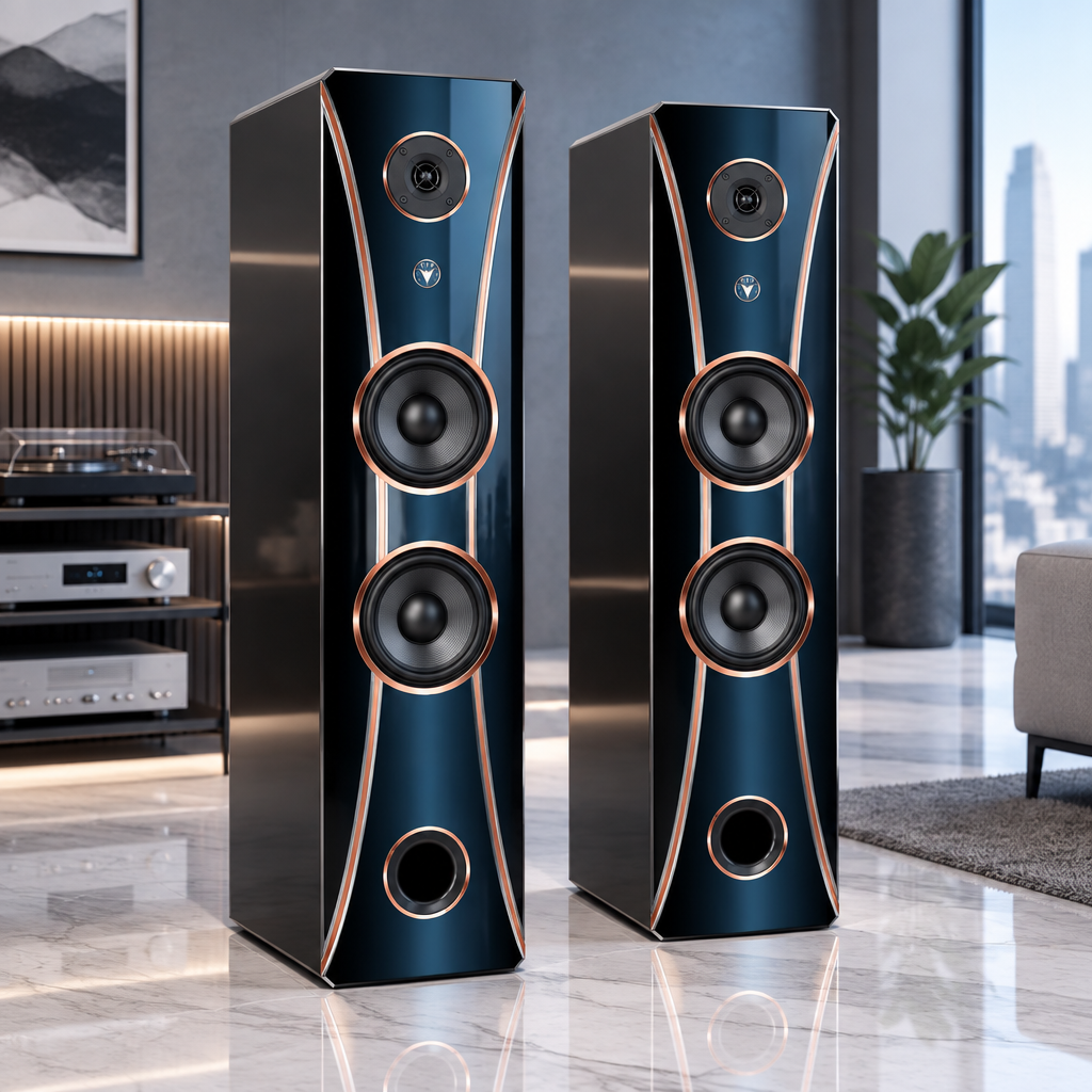 Hi Fi Lautsprecher Standboxen Elegant Edition DJP Design Boxen