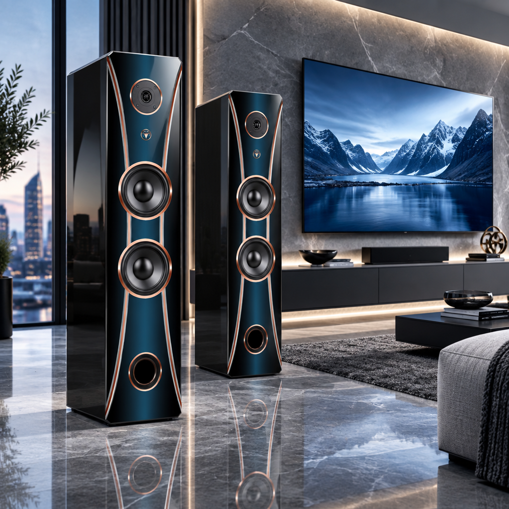 Hi Fi Lautsprecher Standboxen Elegant Edition DJP Design Boxen