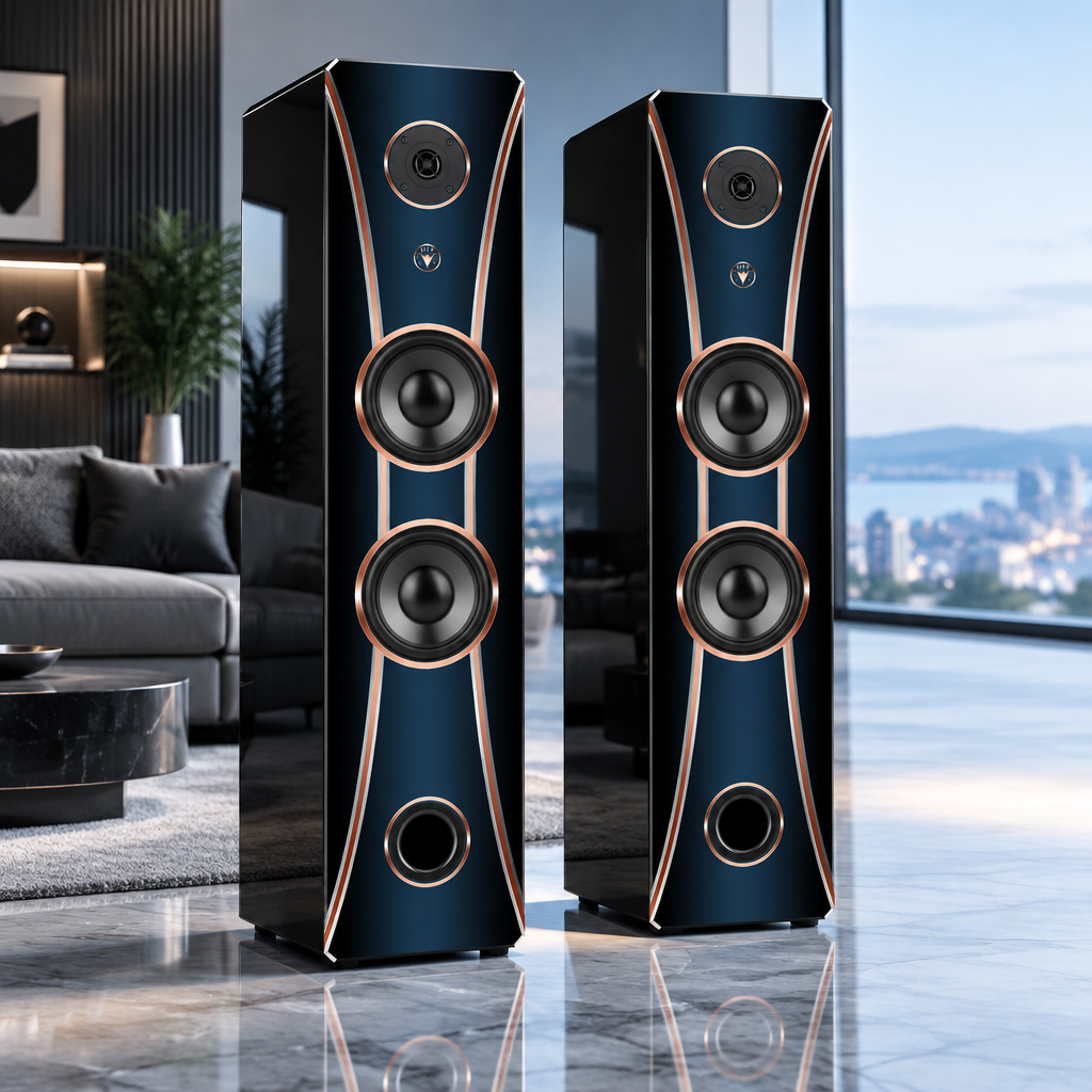 Hi Fi Lautsprecher Standboxen Elegant Edition DJP Design Boxen