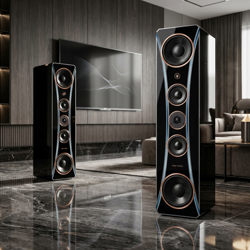 High-End-Standlautsprecher-Eclipse-Edition DJP Design Boxen schwaz