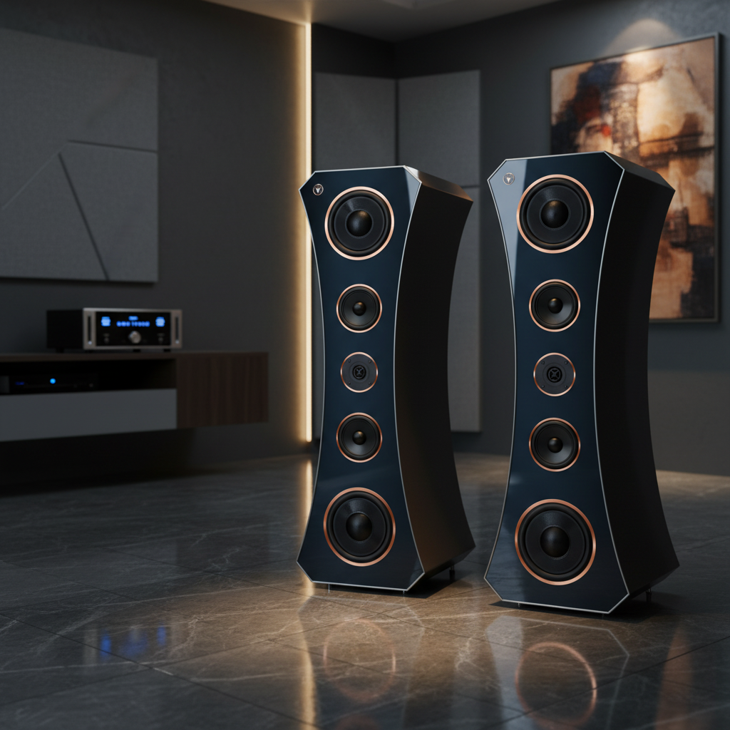 High End Hi-Fi Lautsprecher Deluxe Oval Edition DJP Design Boxen
