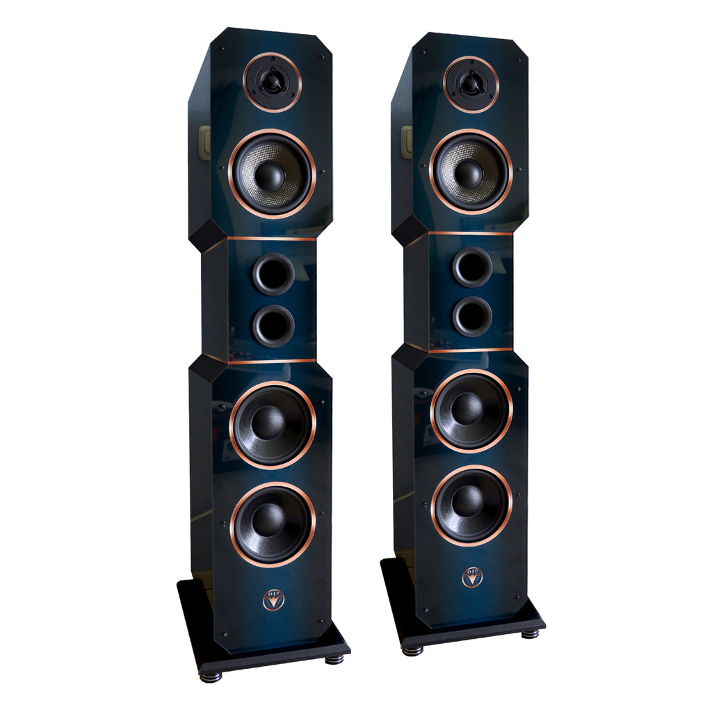 High End Hi-Fi Standlautsprecher Obsession Blue Edition DJP Design Boxen Referenz Serie