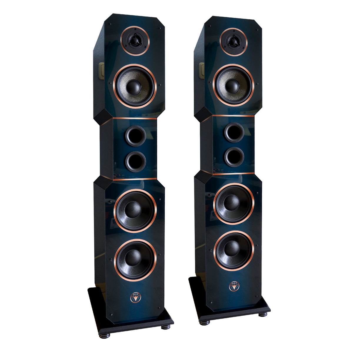 High End Hi-Fi Standlautsprecher Obsession Blue Edition DJP Design Boxen Referenz Serie