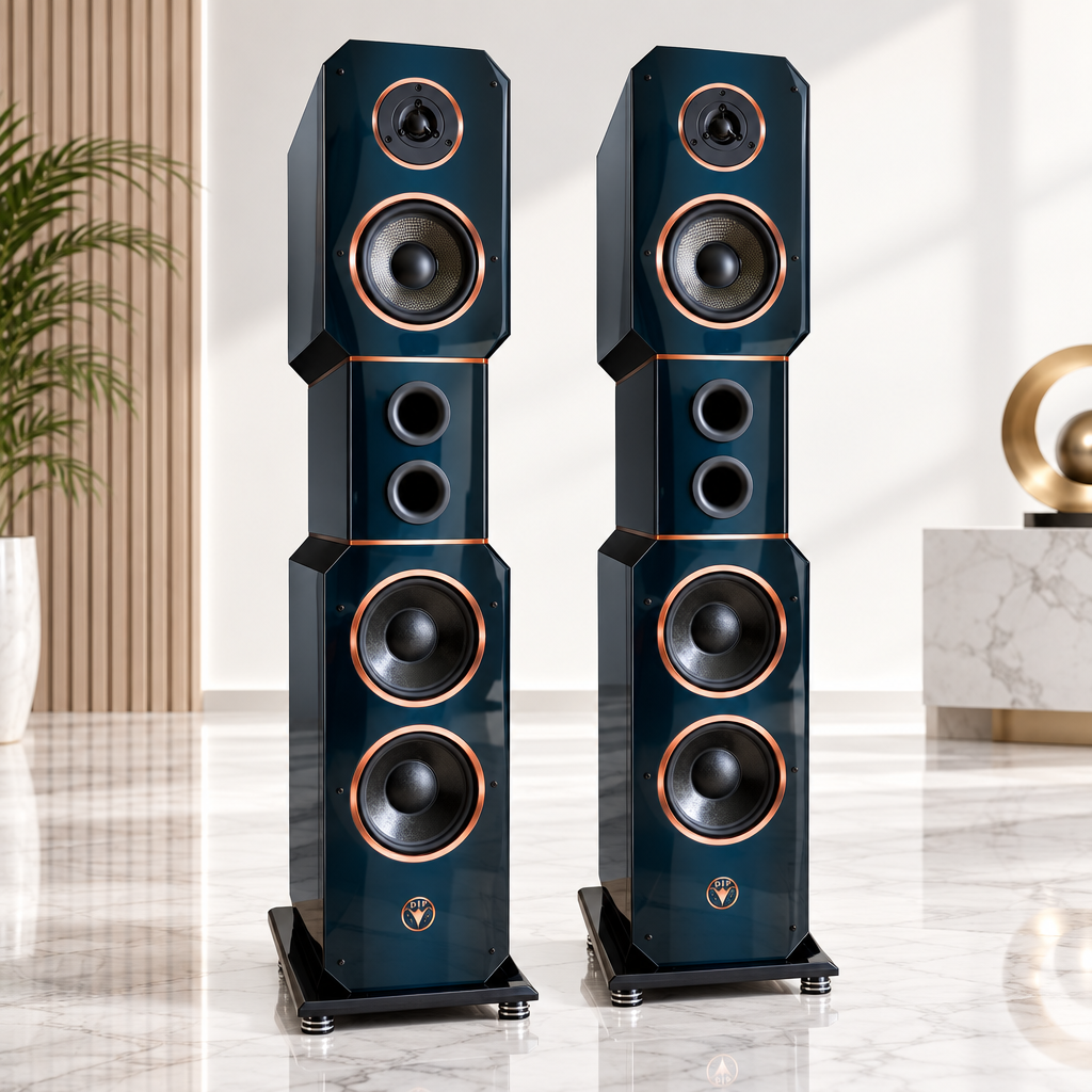 High End Hi-Fi Standlautsprecher Obsession Blue Edition DJP Design Boxen Referenz Serie
