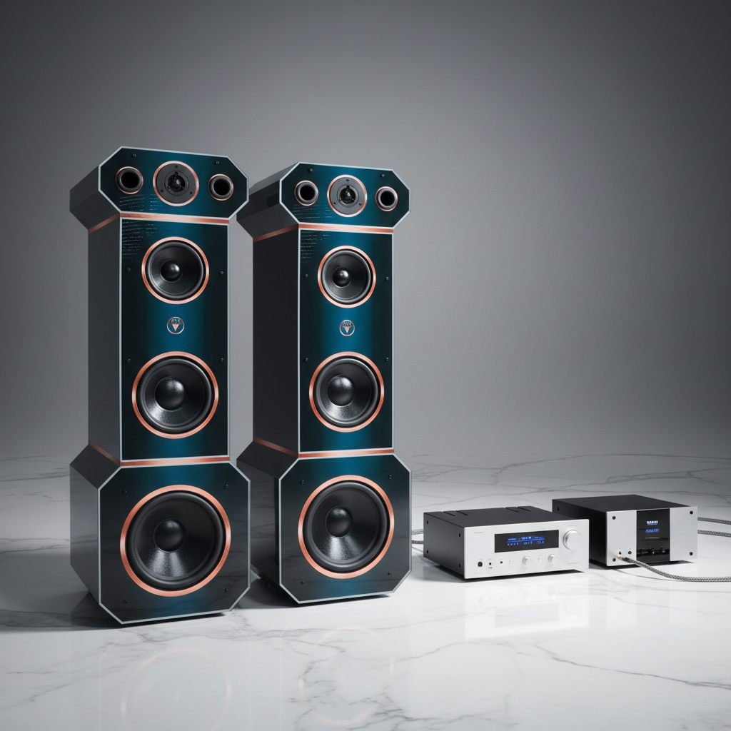 High End Hi-Fi Standlautsprecher PRO Hammer Edition DJP Design Boxen