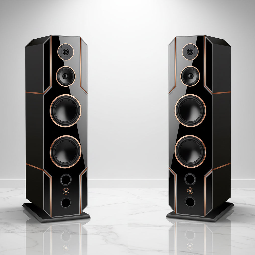 High End HiFi Lautsprecher Black Line Edition DJP Design Boxen
