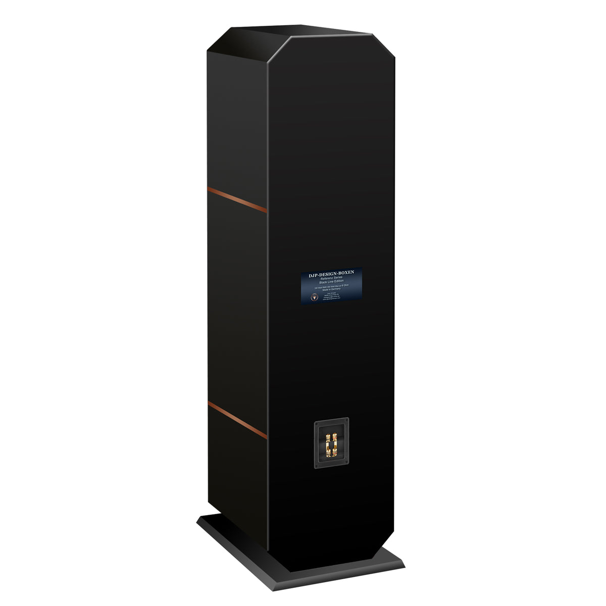 High End HiFi Lautsprecher Black Line Edition DJP Design Boxen