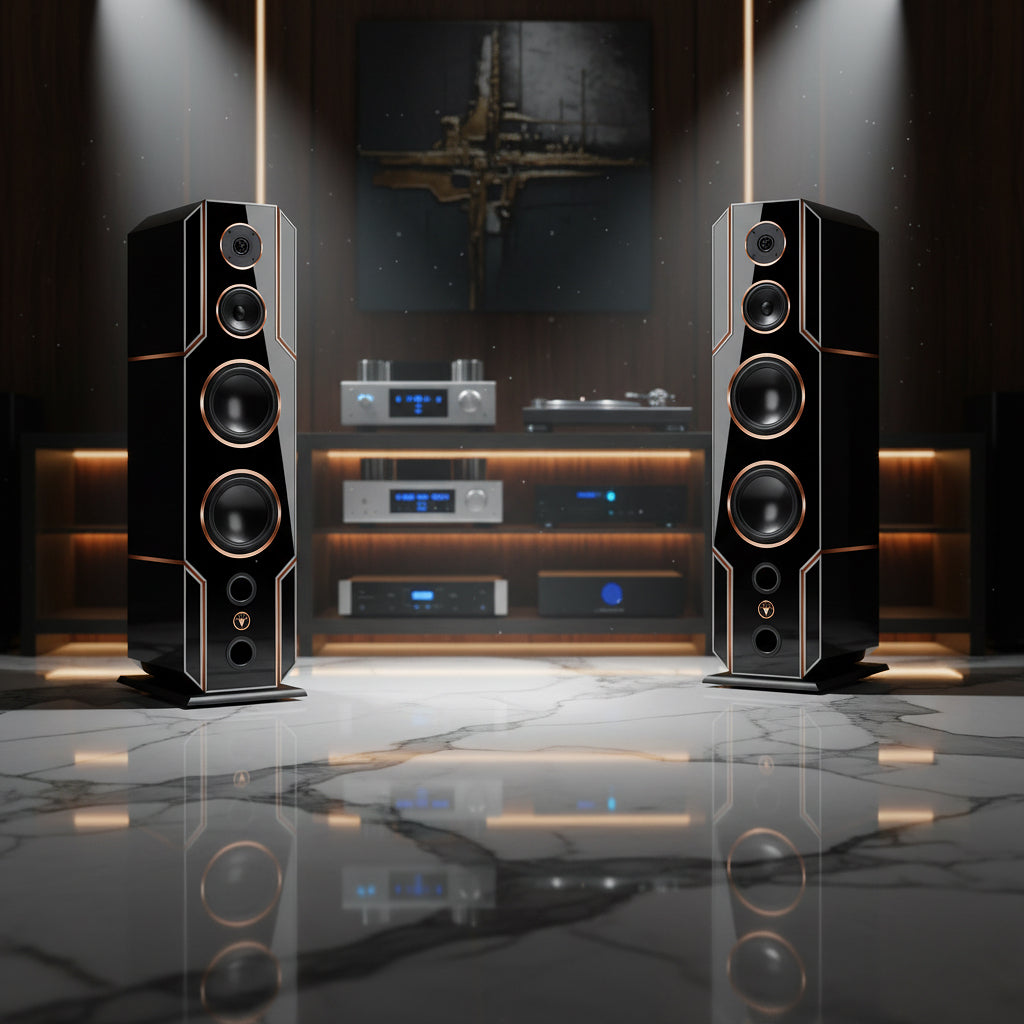 High End HiFi Lautsprecher Black Line Edition DJP Design Boxen